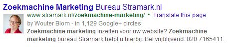 Zoekmachine Marketing Bureau Stramark.nl