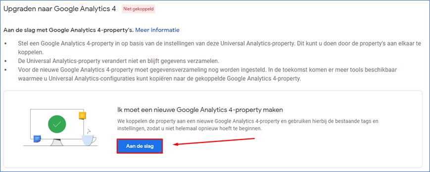 GA4 Property aanmaken