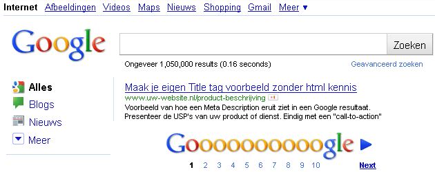 google snippet